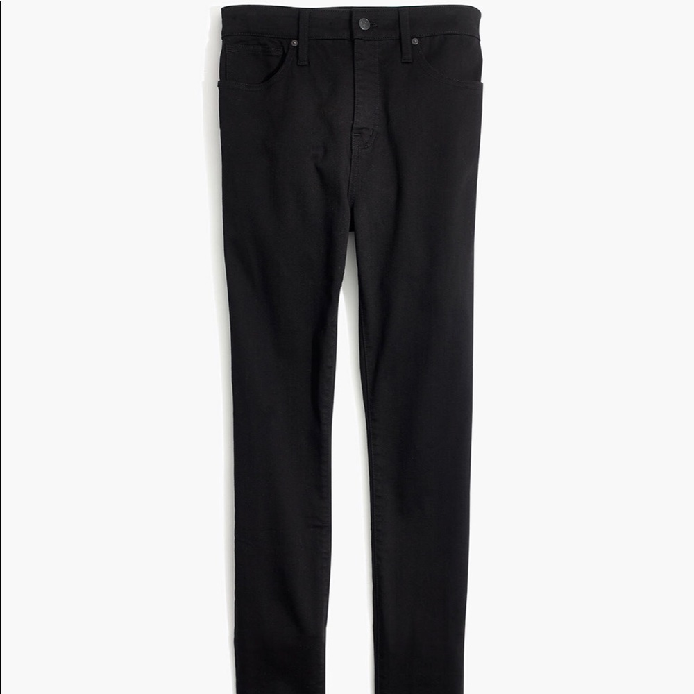 Madewell Curvy High-Rise Skinny Black Jeans